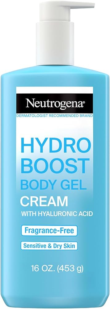 Neutrogena Hydro Boost Body Moisturizing Gel Cream with Hyaluronic Acid, Non-Greasy & Fast Absorb... | Amazon (US)
