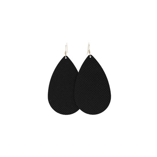 Afterglow Leather Earrings | Nickel and Suede