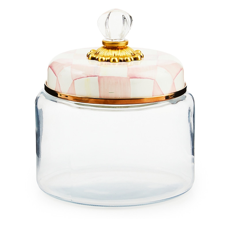 Mackenzie-Childs Rosy Check Small Kitchen Canister | Bloomingdale's (US)