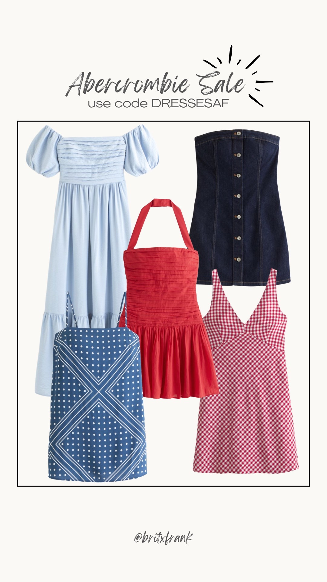 a few favorites from the abercrombie dresses sale! i typically size down in their dresses to an xs, as they typically run a little large :)

#LTKFindsUnder100 #LTKFindsUnder50 #LTKSaleAlert