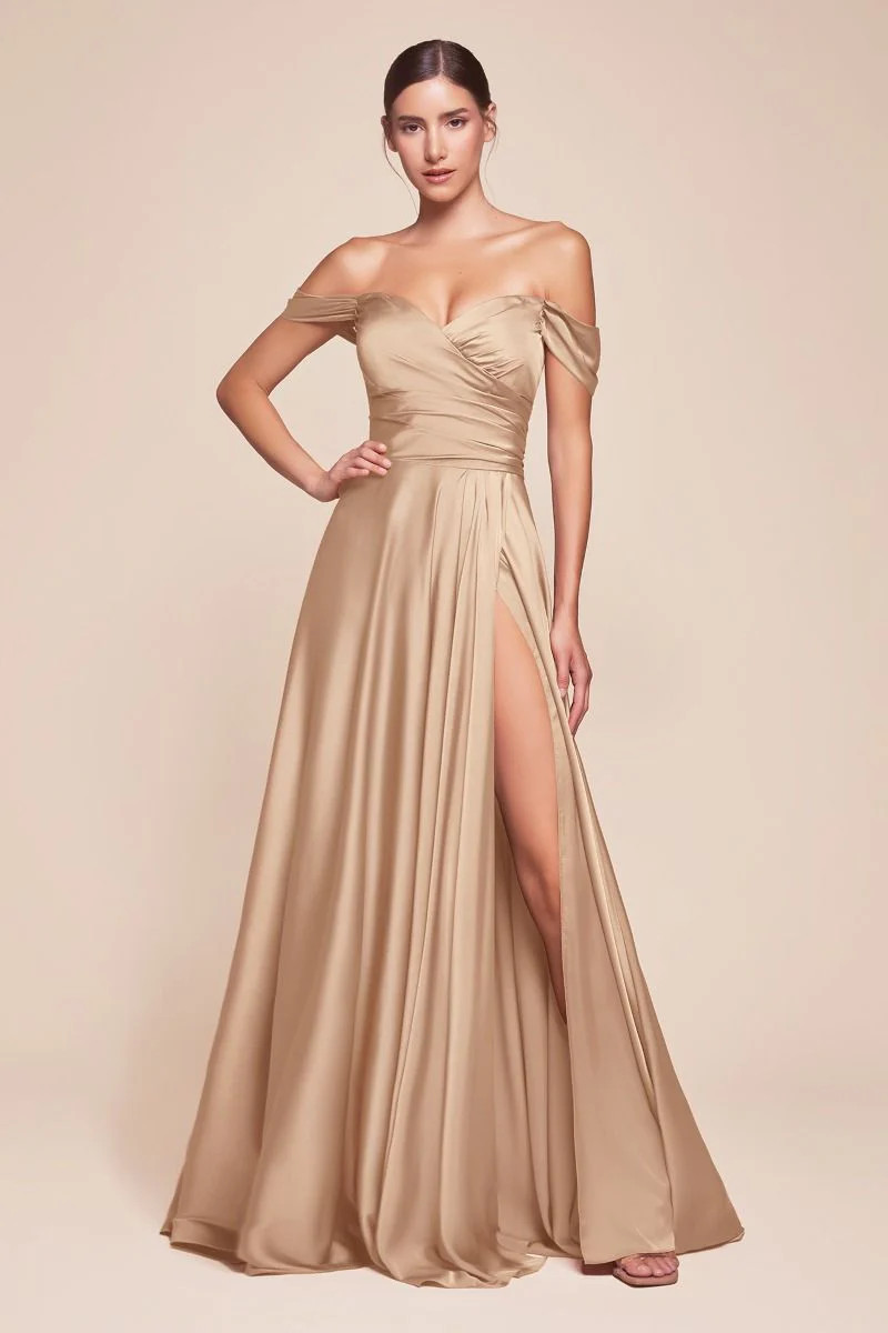 Jillian Gown - Champagne Gold | Lady Black Tie | Lady Black Tie