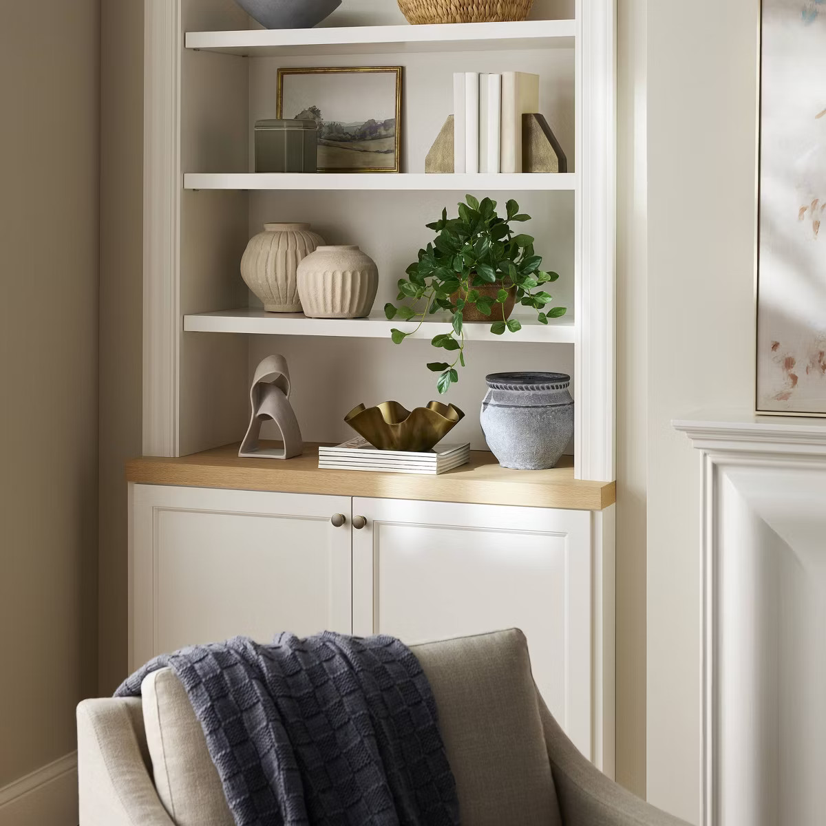 Short Carved Ceramic Vase - Threshold™ designed with Studio McGee | Target