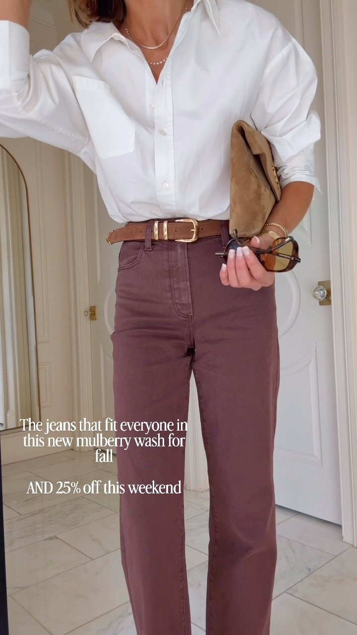 The jeans that fit everyone are now available in this new mulberry wash for fall! Get them for 25% off this weekend.

#LTKootd #LTKSeasonal #LTKSaleAlert