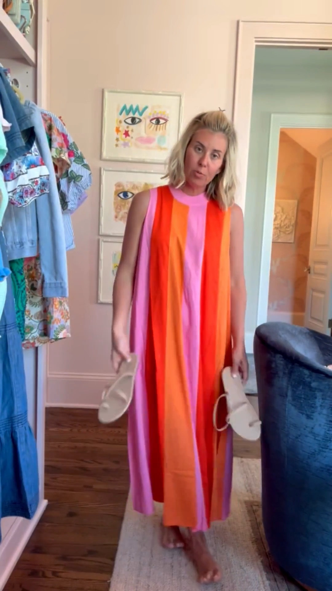 Ok…we are ALL going crazy over this dress! It’s so cute, so flowy and the colors are so good!! I’m in a small. 

#LTKmomlife #LTKPetite #LTKOver40