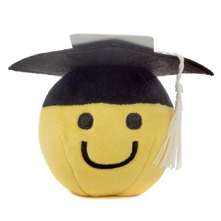 Hallmark Plush Graduation Gift Card Holder (Smiley Face in Grad Cap) | Walmart (US)