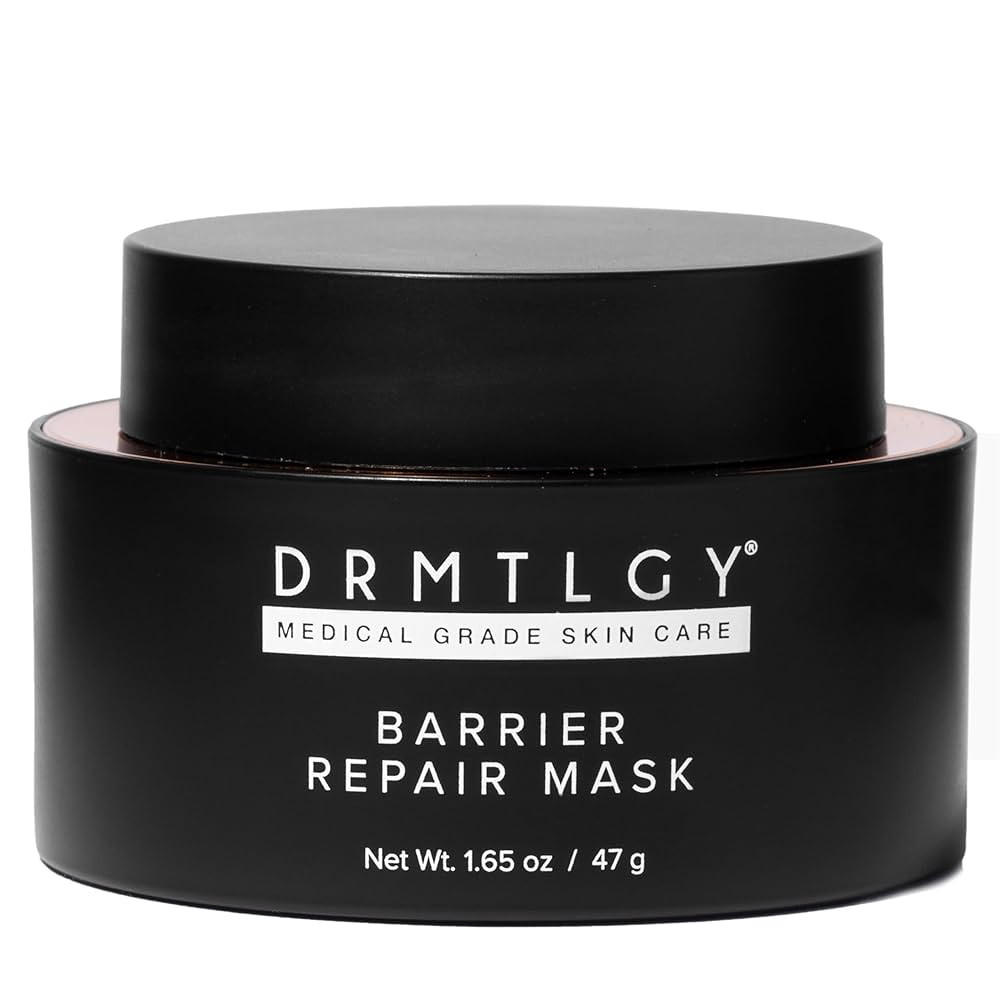 DRMTLGY Barrier Repair Facial Mask - Hydrating Skin Care Face Mask with Hyaluronic Acid, Peptides... | Amazon (US)