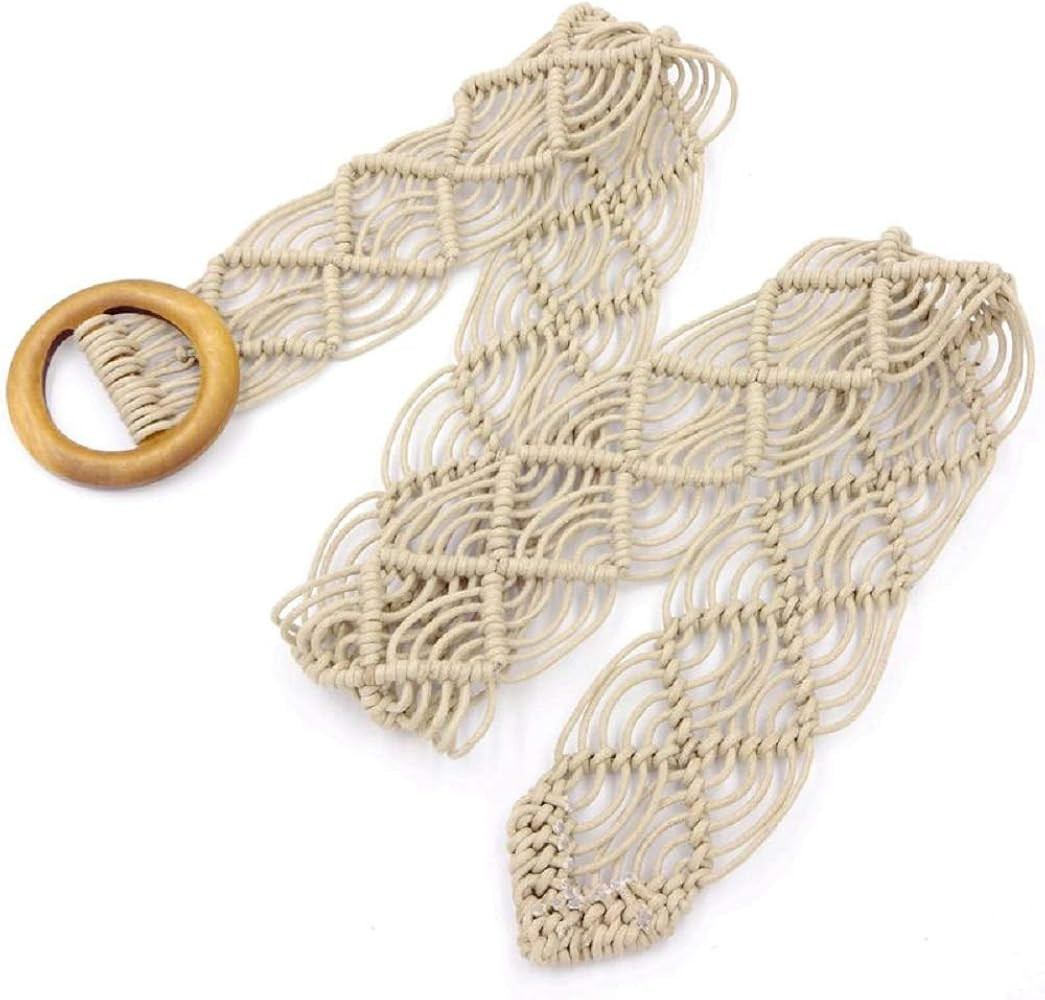 Women's Bohemian Style Rope Braid Waist Belt | Amazon (US)