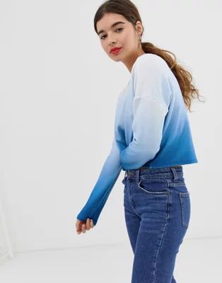 New Look top in blue ombre | ASOS US