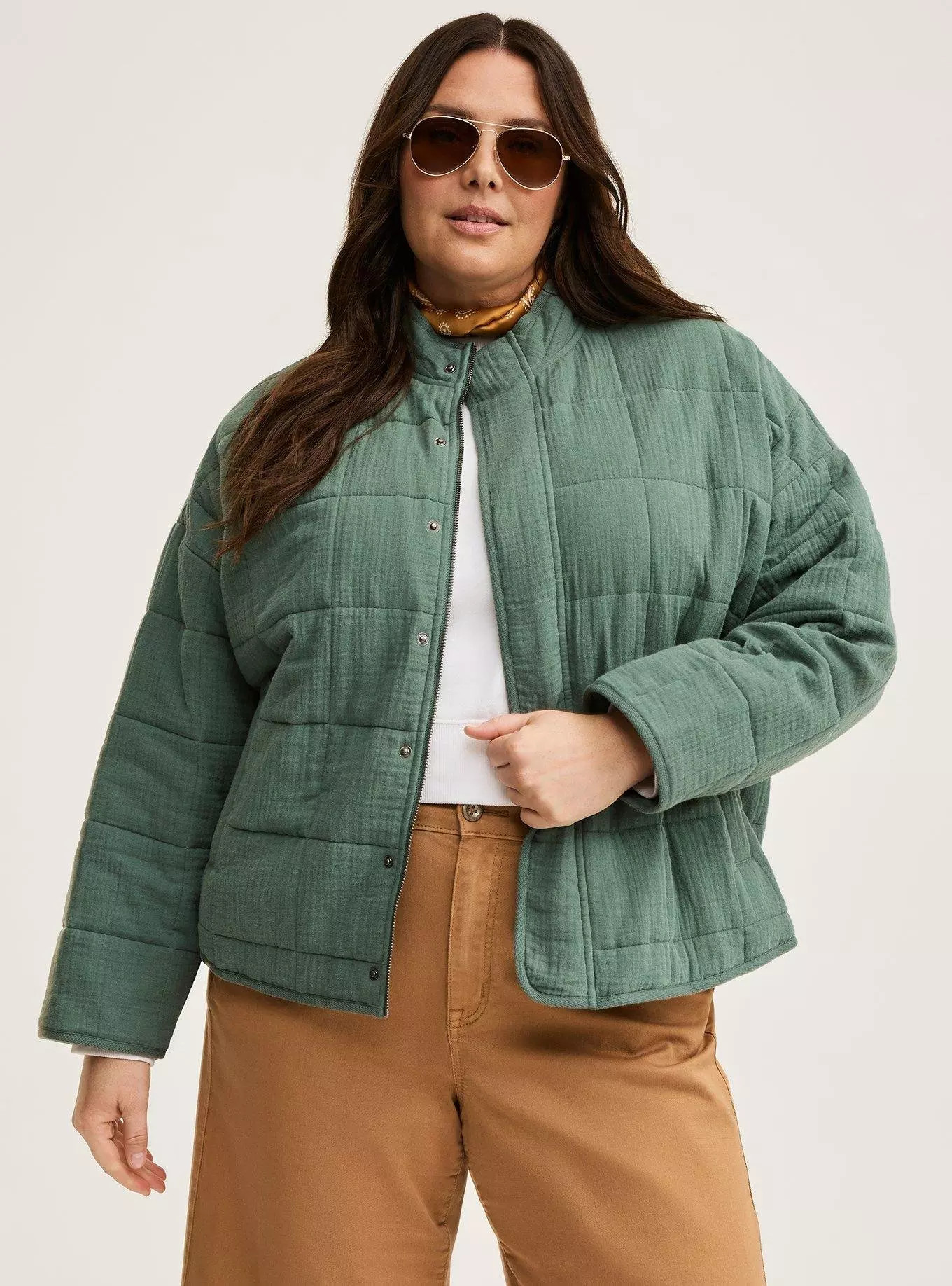 Quilted Drop Shoulder Jacket | Torrid (US & Canada)