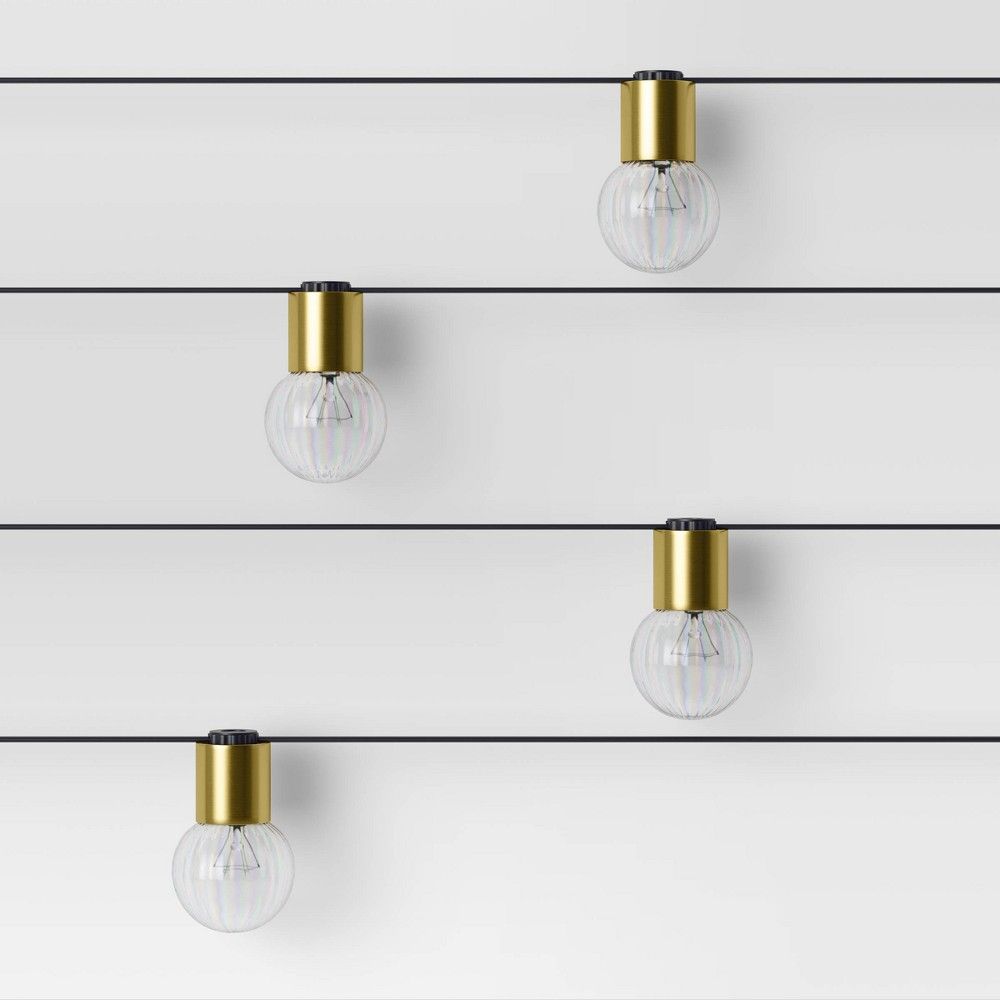 10ct Incandescent G40 String Lights Brass - Project 62 | Target