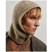 Hand Knitted Luxury Ribbed Wool Balaclava Trend Winter Aw 2022 | Etsy (US)