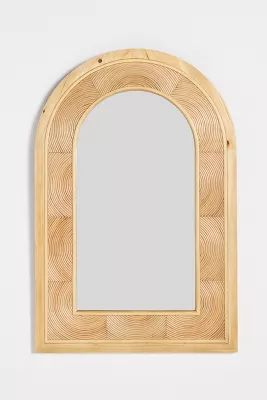 Arched Rattan Mirror | Anthropologie (US)