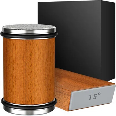 Knife Sharpener Tools, Hob Sharpener Set, Kitchen Knife Sharpener With Diamonds And Ceramics, 15 And 20° Sharpening, Kitchen Knife Angle Base | Wayfair North America