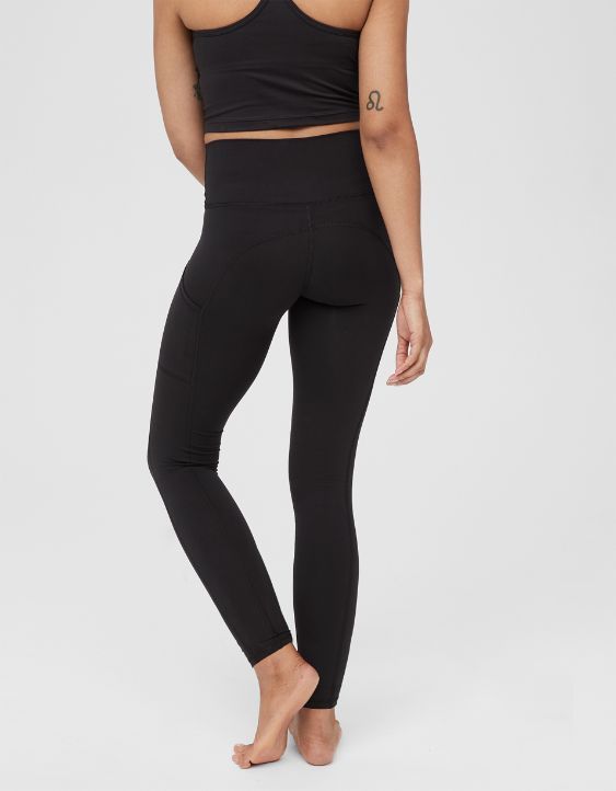 OFFLINE By Aerie The Hugger High Waisted Pocket Legging | American Eagle Outfitters (US & CA)