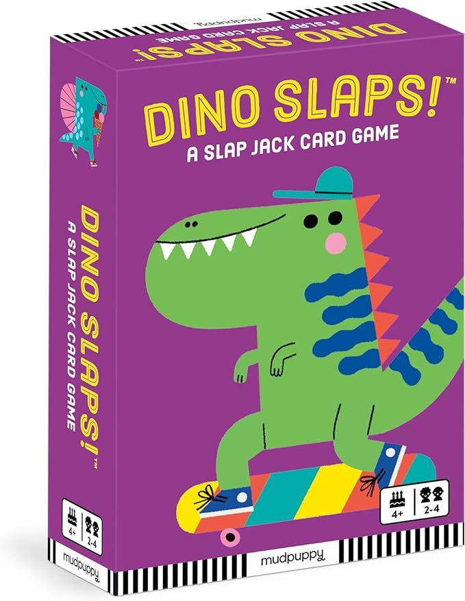 Mudpuppy Dino Slaps! – Prehistoric Version of Classic Kids Slap Jack Card Game with Wacky Illus... | Amazon (US)