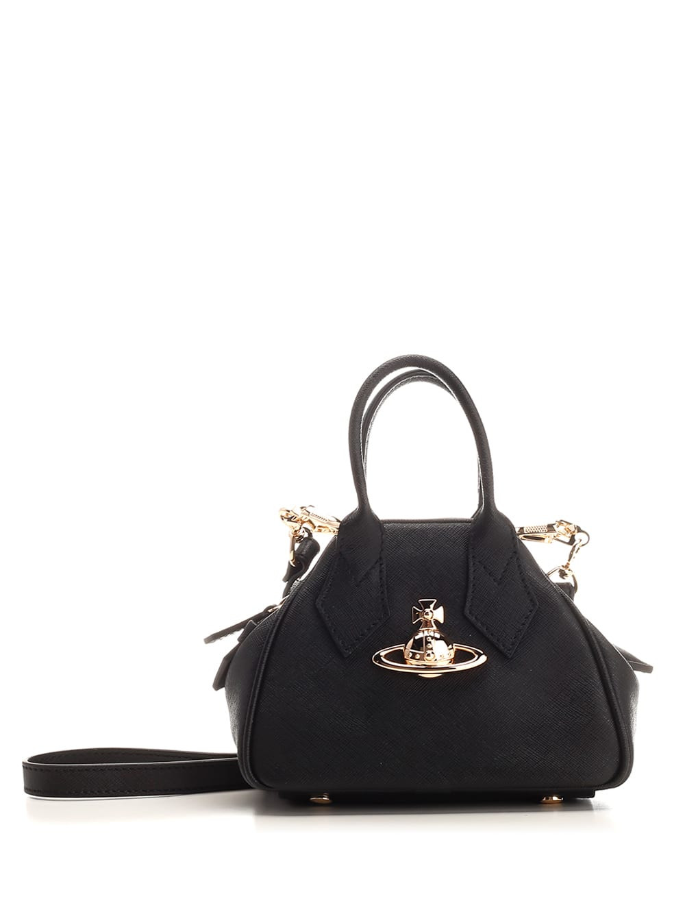 Vivienne Westwood Black Leather Handbag | Italist.com US