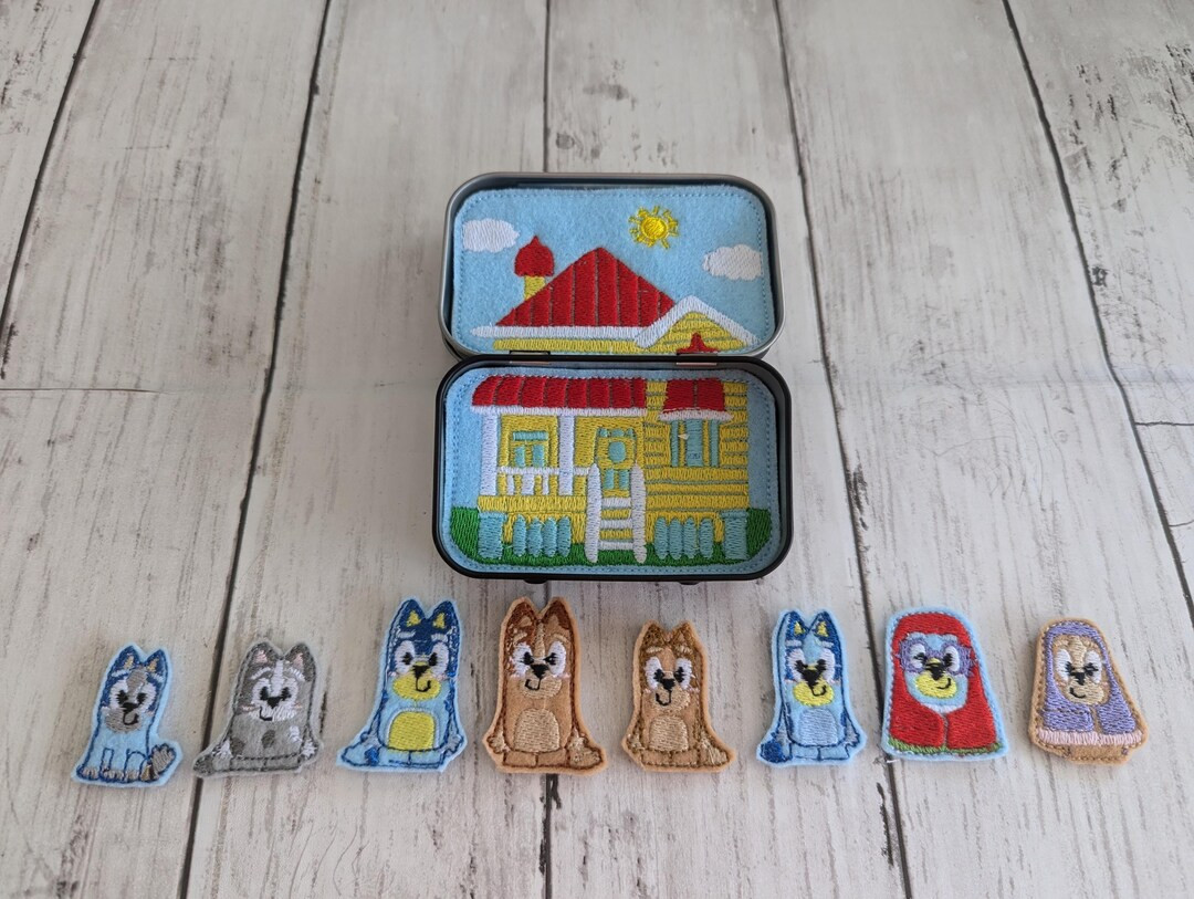 Blue Dog Pocket Playset, Tin Playset, Pretend Play, Quite Time Play, - Etsy | Etsy (US)