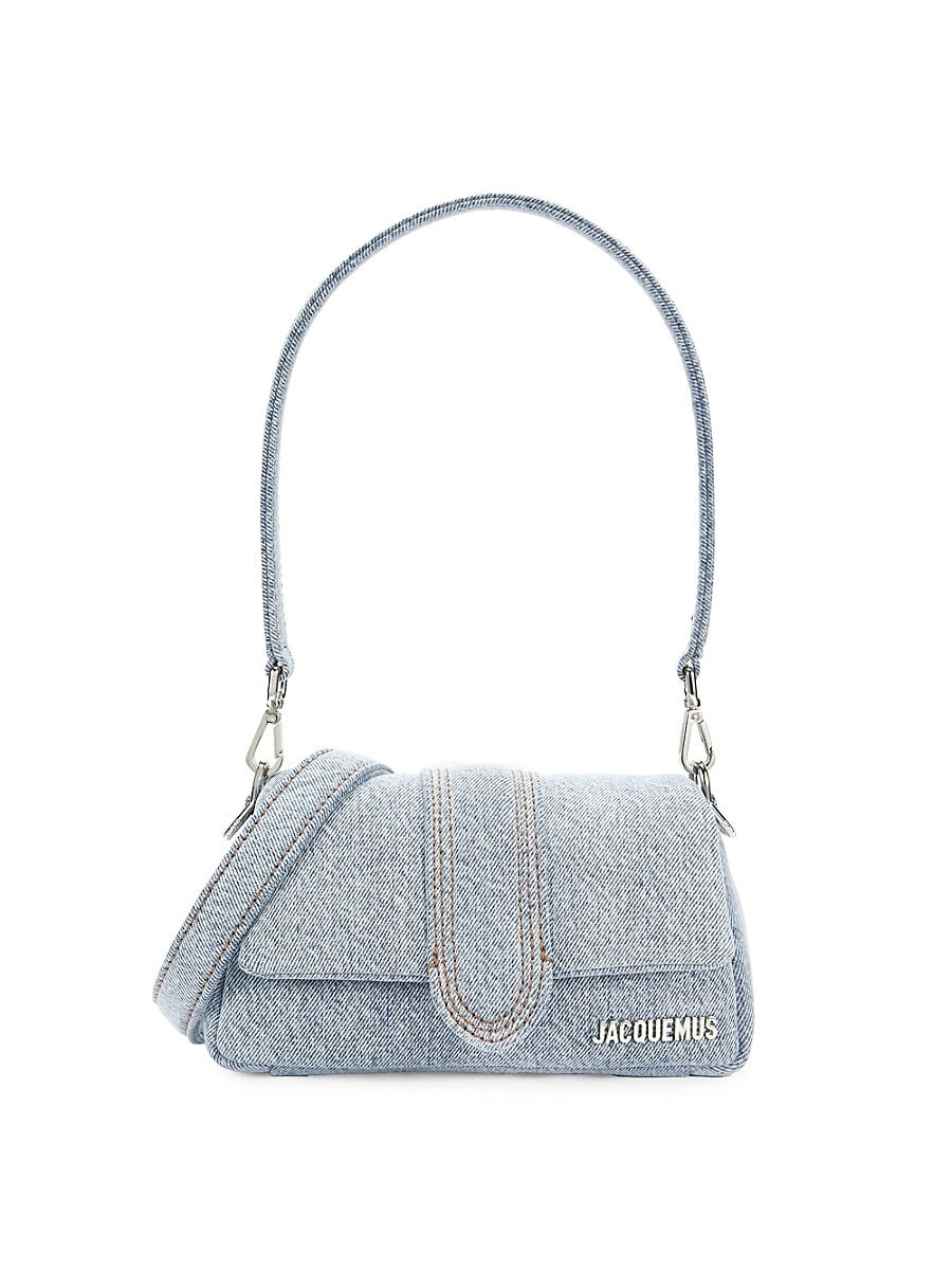 Jacquemus Women's Le Petit Denim Shoulder Bag - Blue | Saks Fifth Avenue OFF 5TH