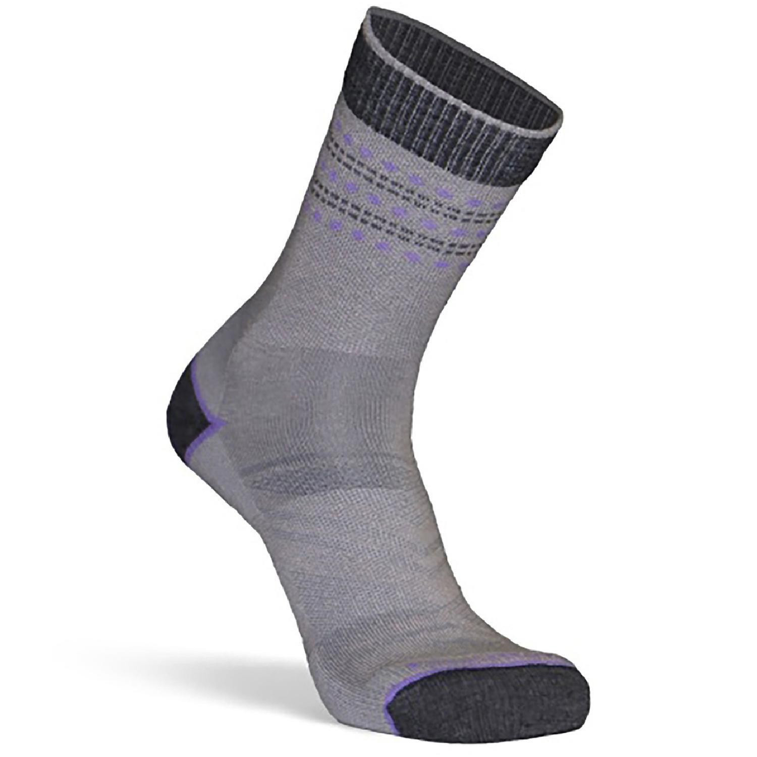 Fox River Women's Long Trail Lightweight Crew Hiking Socks Gray S | REI