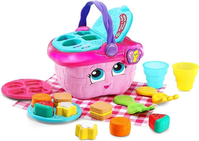 LeapFrog Shapes and Sharing Picnic Basket (Frustration Free Packaging), Pink 6.22 x 8.66 x 6.69 i... | Amazon (US)