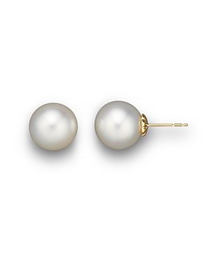 Cultured South Sea Pearl Earrings in 14K Yellow Gold, 11mm - 100% Exclusive | Bloomingdale's (US)