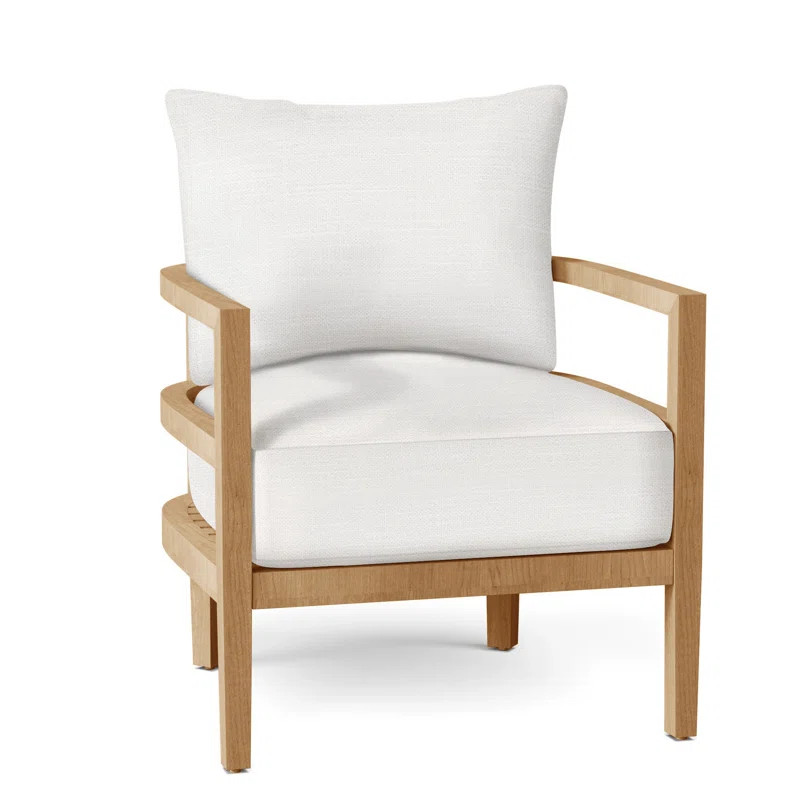 Santa Barbara Teak Premium All-Weather Wicker Outdoor Lounge Chair | Wayfair North America