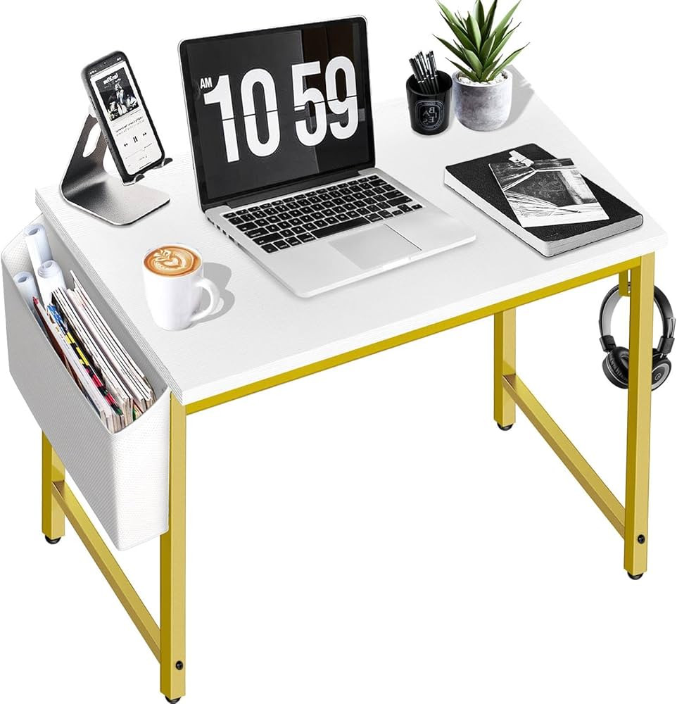 DLisiting Computer Desk - Modern Simple Home Office Writing Table for Bedroom Student Teens Study... | Amazon (US)