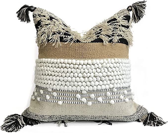 Casa Boho Pillow Cover Boho Throw Pillows for Couch Pillows Decorative Pillow Covers 20x20 Pillow... | Amazon (US)