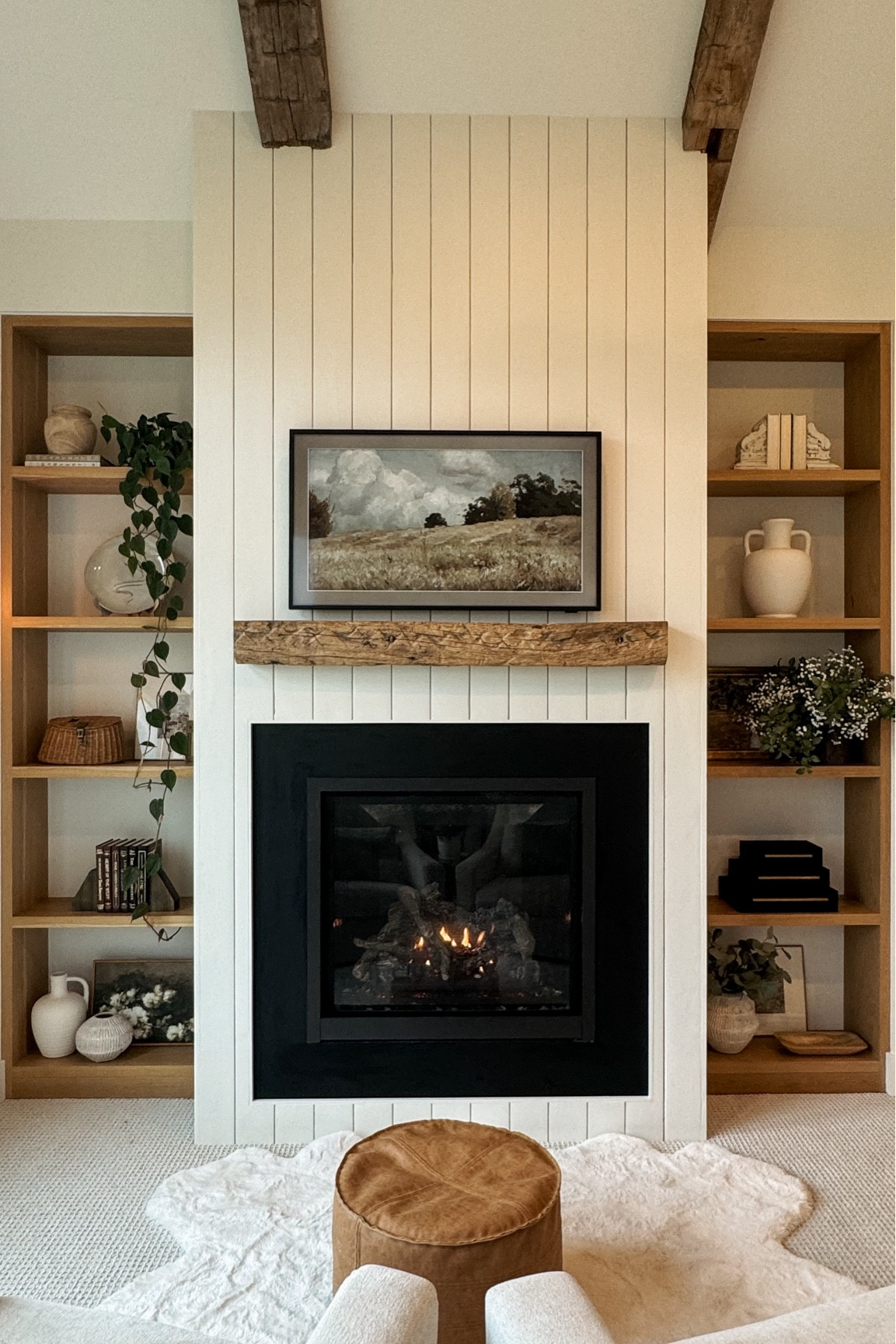 Bedroom shelves with shelf decor!

Built in shelves, shelf decor, bedroom decor, bedroom design, fireplace, 

#LTKHome