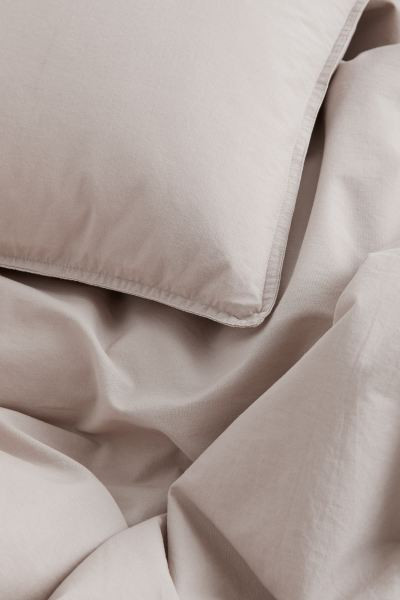 Washed Cotton Duvet Cover Set | H&M (US + CA)