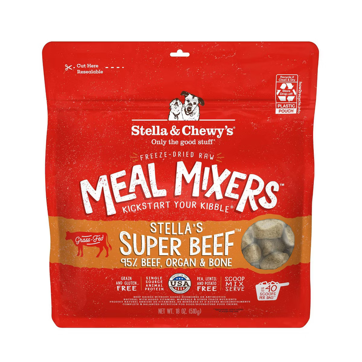 Stella & Chewy's Stella's Super Beef Flavor Mixers Dry Dog Food - 18oz | Target