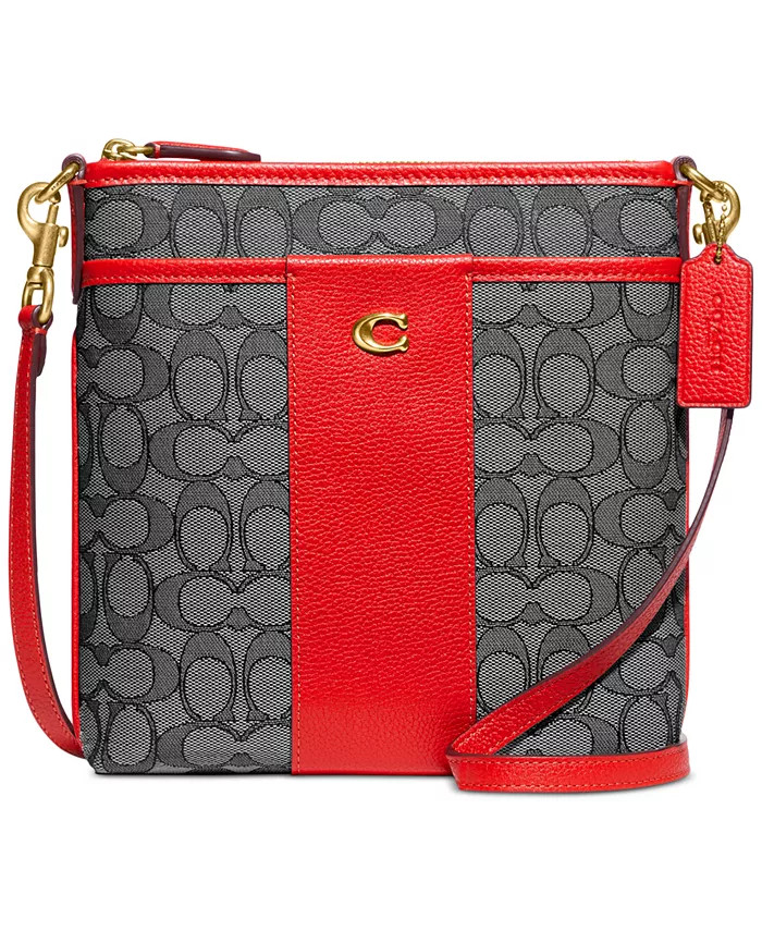 Signature Jacquard Kitt Crossbody | Macys (US)