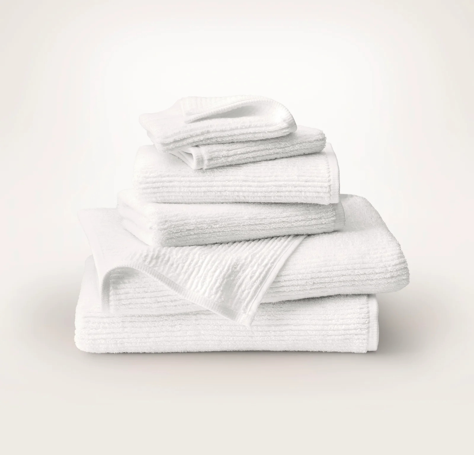 Turkish Ribbed Bath Towel Set | Boll & Branch