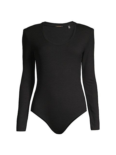Ribbed Long Sleeve Bodysuit | Saks Fifth Avenue