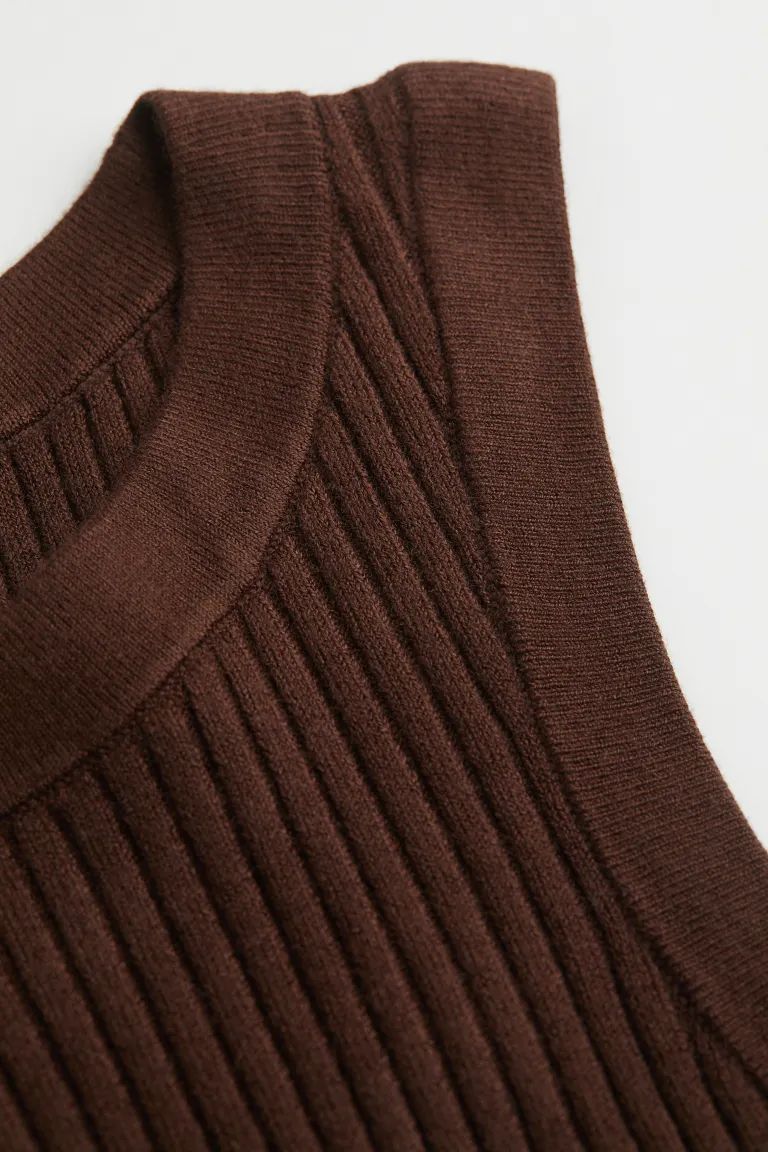 Rib-knit Sweater Vest | H&M (US)