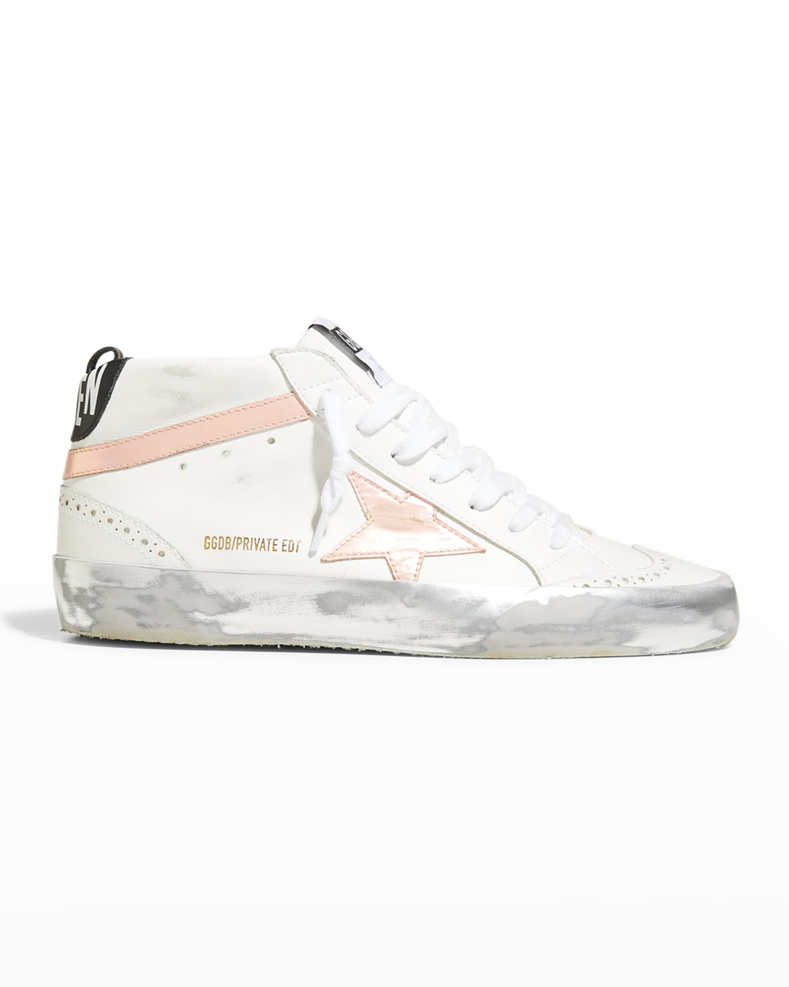 Golden Goose Superstar Leather Glitter Low-Top Sneakers | Neiman Marcus