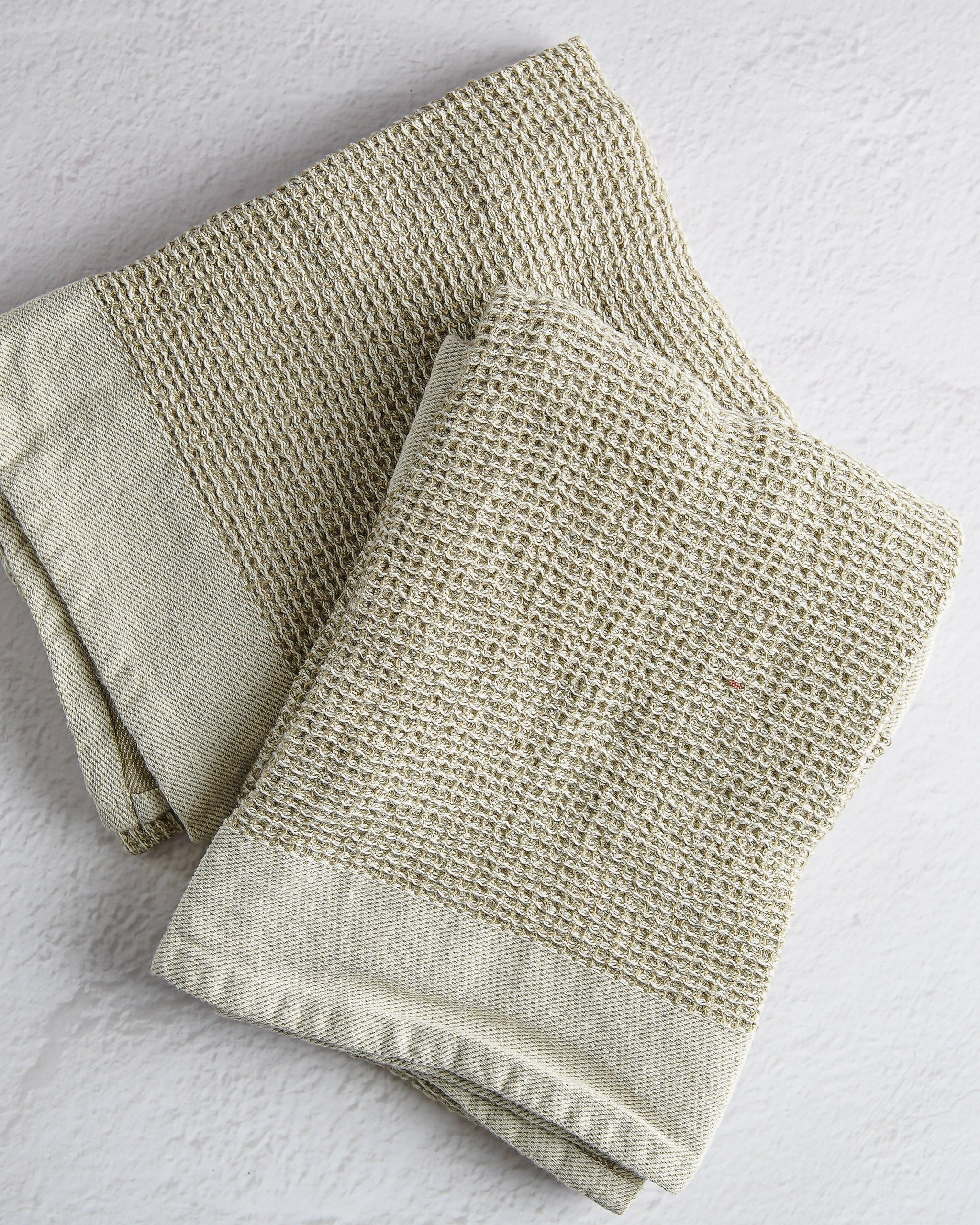 Natural Waffle Weave Towel Set | MJHome