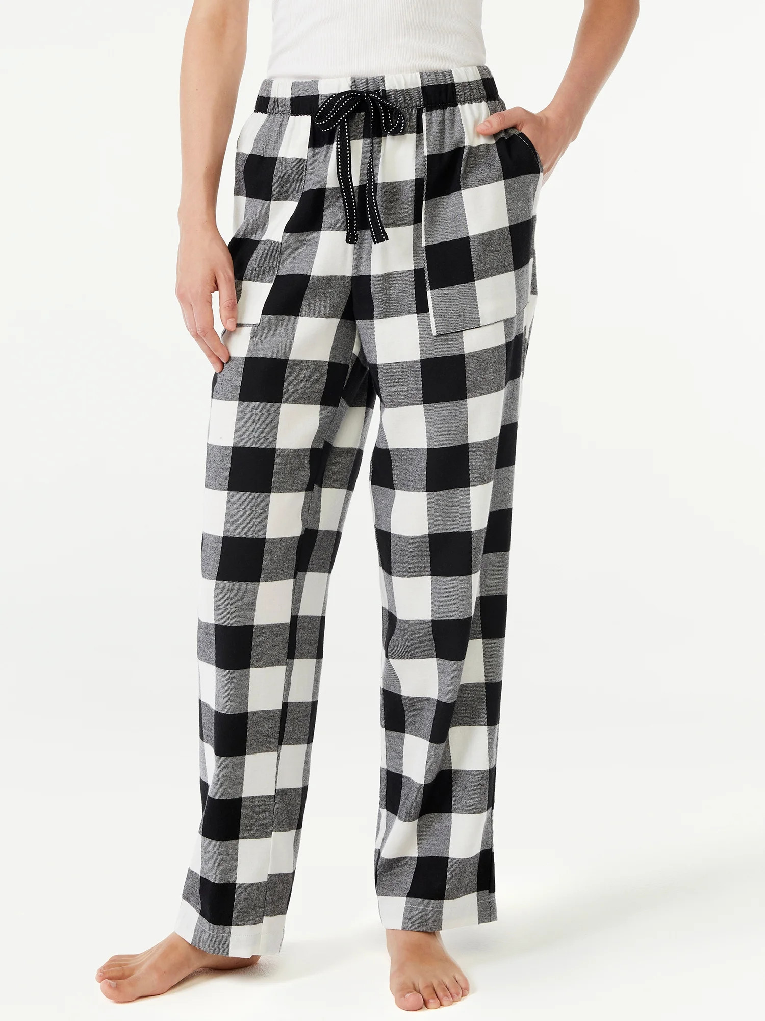 Joyspun Women's Flannel Lounge Pants, Sizes up to 3X - Walmart.com | Walmart (US)