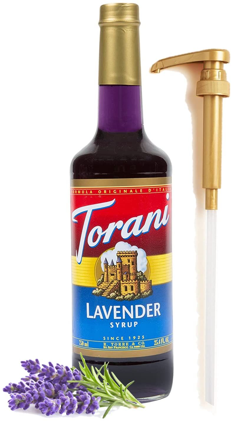 Lavender Syrup for Coffee & Cocktails 25.4 Ounces Syrups for Coffee Drinks with Fresh Finest Bott... | Amazon (US)