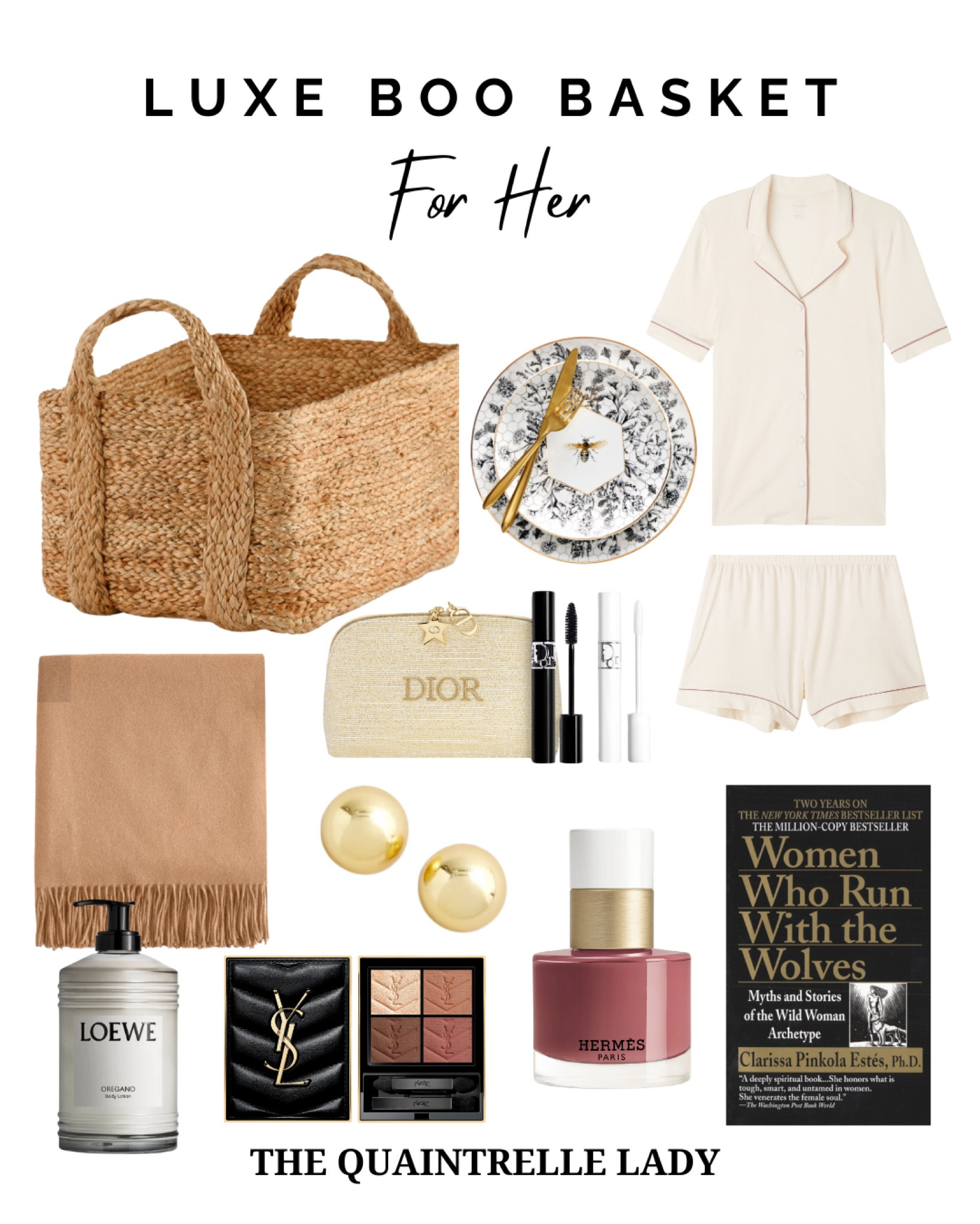 Luxe boo basket gift ideas for her 🖤 #boobasketgiftideas #boobasket #holidaygiftguide #holidaygiftideas #holidaygiftguide #giftideasforher

#LTKGiftGuide #LTKHoliday #LTKSeasonal