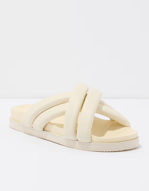 AE Puffy X-Band Sandal | American Eagle Outfitters (US & CA)