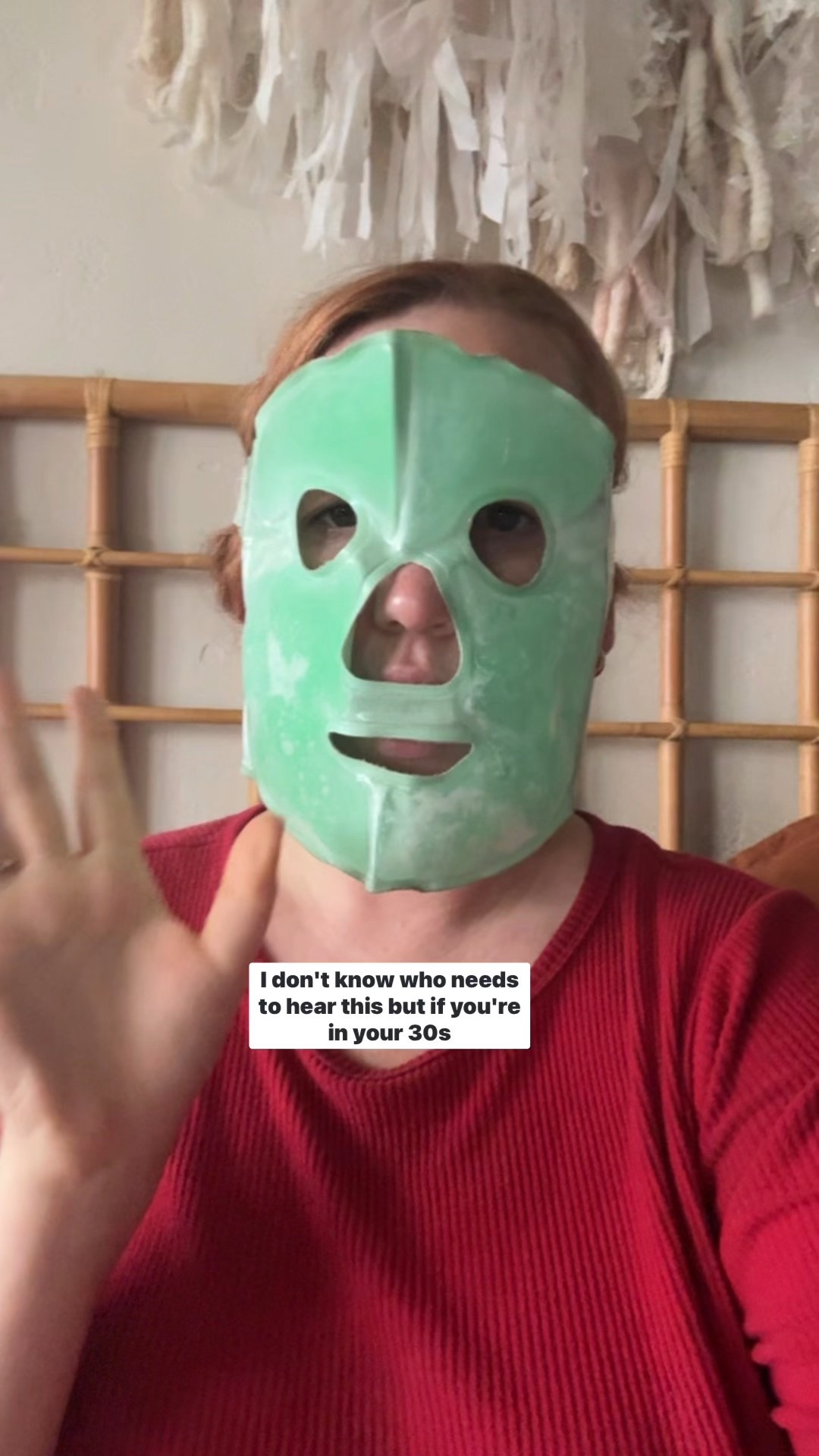 Everyone over 30 needs an ice facemask. This ice face mask is so good to deep up you. You're hung over and tightens your skin. Makes the texture look nice. I just went outside music festival yesterday and this ice mask is a lifesaver 
#sanfrancisco #outsidelands #facemask 

#LTKBeauty #LTKFindsUnder100