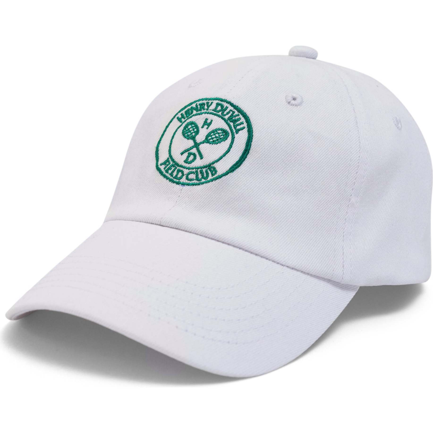 Caddie Cap, Wimbledon White with HD Monogram | Maisonette