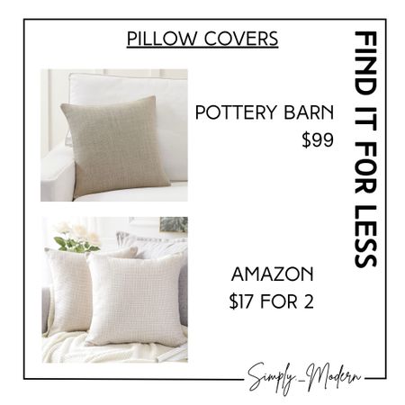 Find it for less- pillow covers

#LTKHome