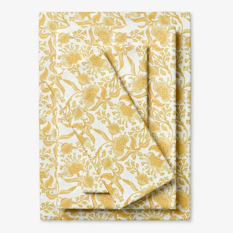 Brylanehome Comfort Cloud Floral Sheet Set - King, Yellow | Walmart (US)