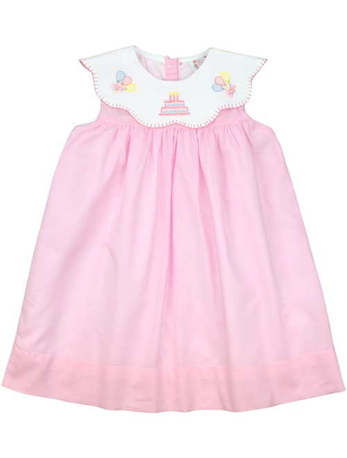 Pink Birthday Cake and Balloons Dress | Cecil and Lou