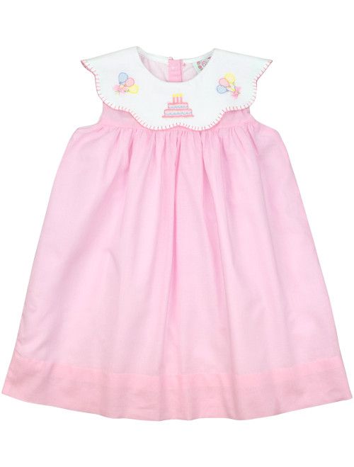 Pink Birthday Cake and Balloons Dress | Cecil and Lou
