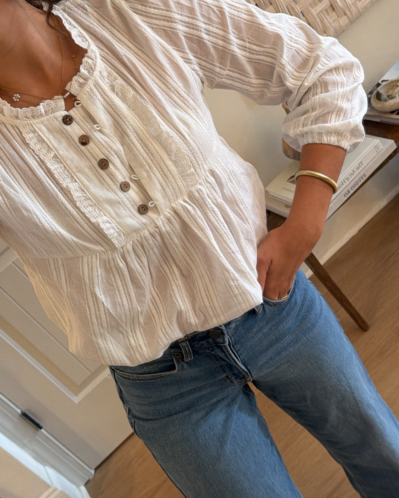 Home decor, sezane style, Amazon jeans bedding quilts 
Undyed color quilt
Coffee table neutral rugs
Gold ring

#LTKootd #LTKHome #LTKdayinmylife