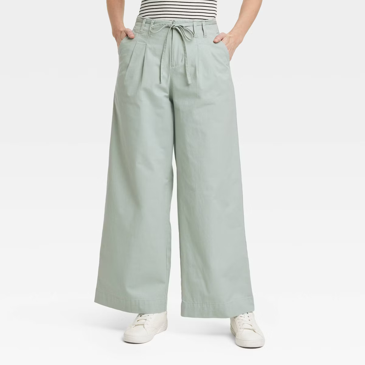 Women's High-Rise Wide Leg Chino Pants - A New Day™ | Target