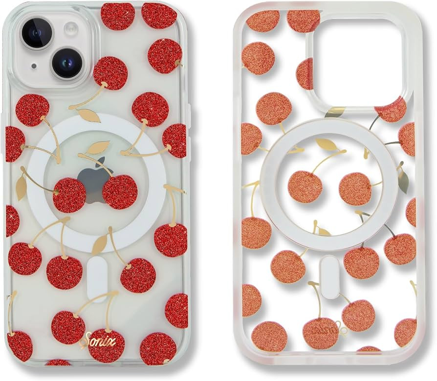 Sonix Case for iPhone 15, 14, 13 | Compatible with MagSafe | 10ft Drop Tested | Cherry on Top | Amazon (US)